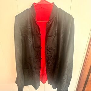 💯 silk reversible pajamas/out of the house clothes.